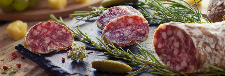 Saucisson sec de Porc Noir de Bigorre